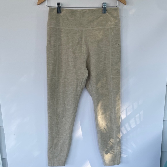 Abercrombie & Fitch Heather Light Tan Leggings Medium - Picture 4 of 17